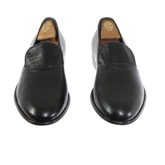 COLE HAAN Collection Loafers Dress Shoes Sz. 11 D Black Leather ITALY Slip-On main image 4